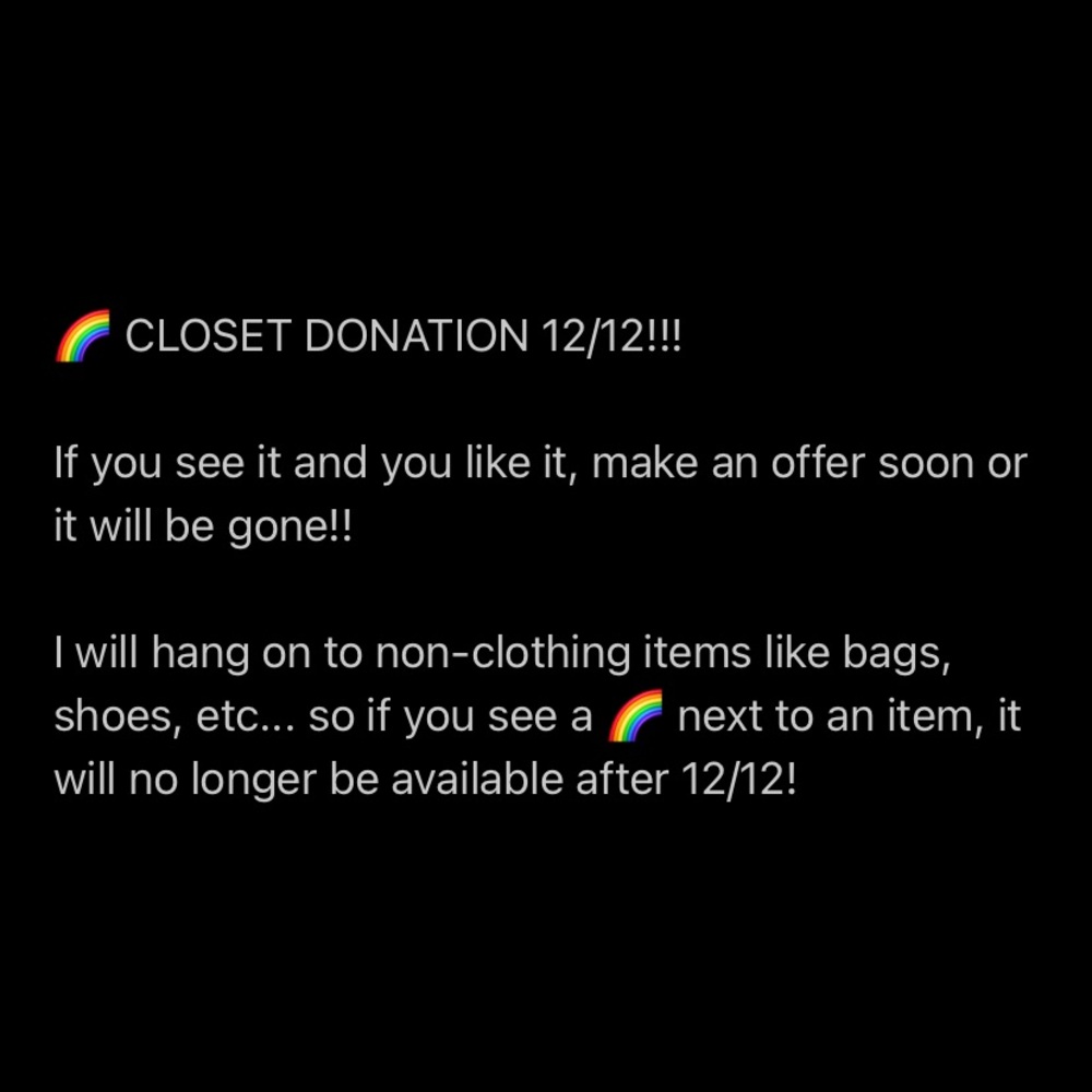 🌈 CLOSET CLEARING!!
